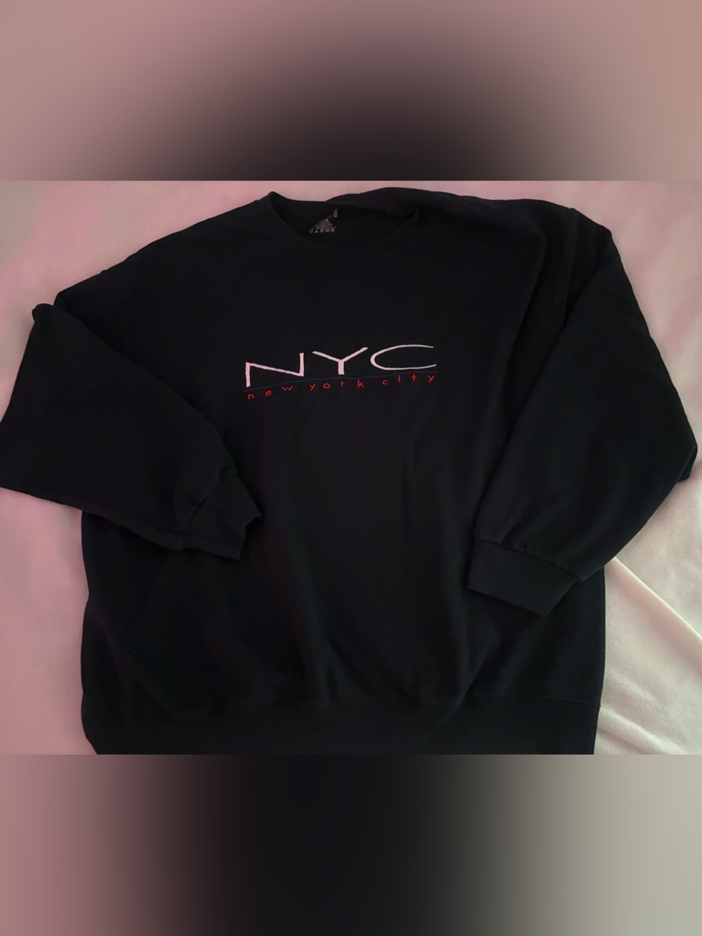 Vintage 90s NYC Embroidered Sweatshirt